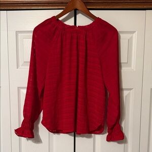LOFT Scarlet Long Sleeve Blouse